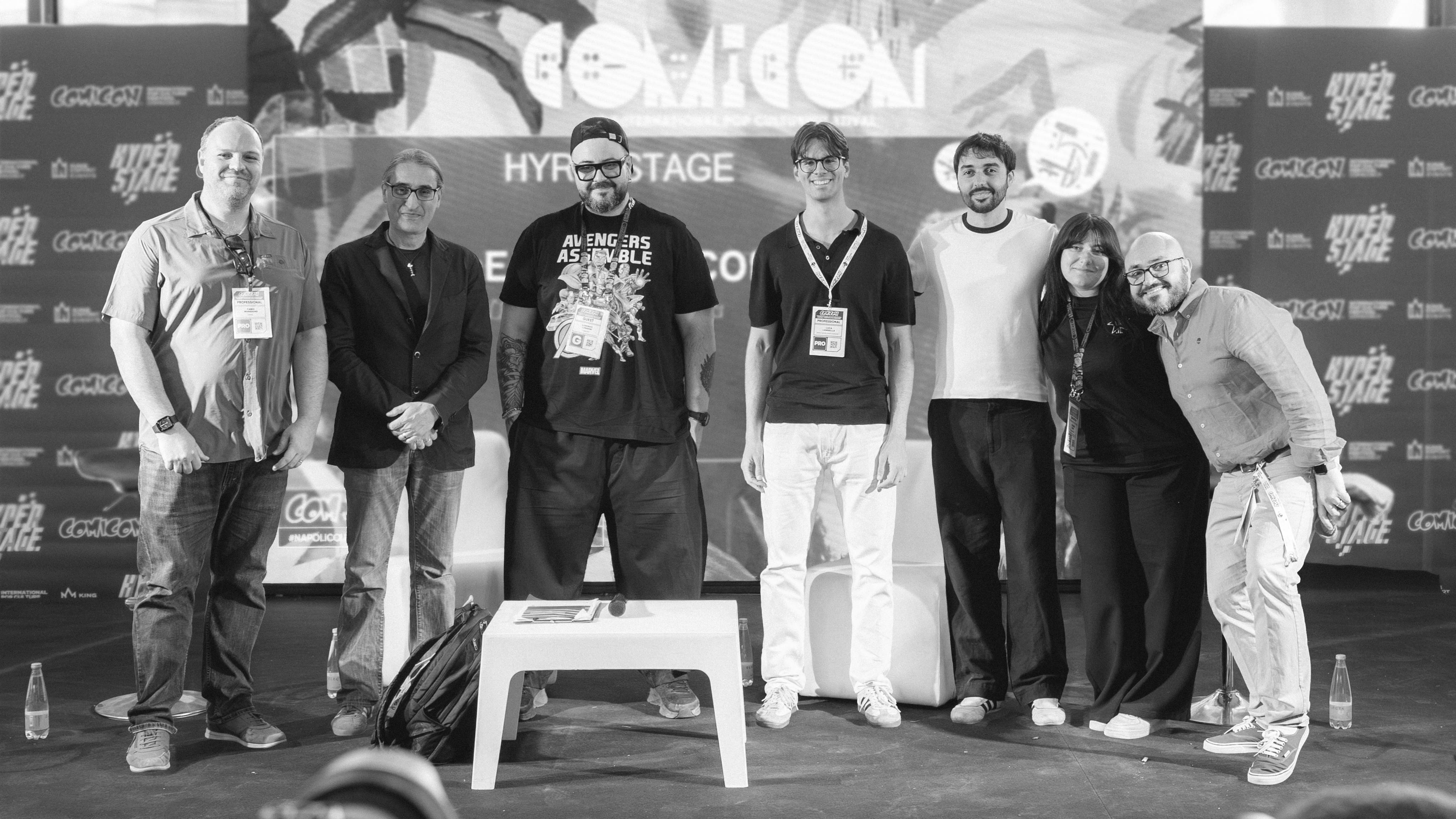 ARTE program panel on the HyperStage, Napoli Comicon 2026.